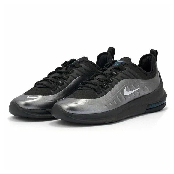 Nike Air Max Axis Premium CD4154-001 Men's 7.5 Black Metallic Gray Running Shoes